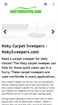 Mobile Screenshot of hokysweepers.com